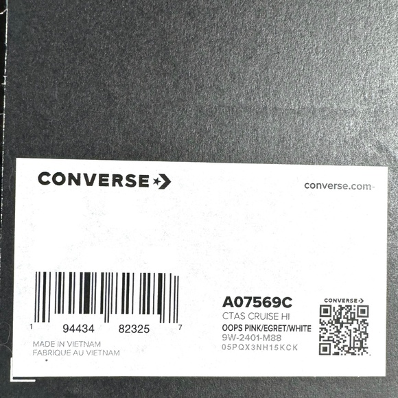 Converse Pink High-Top Sneakers - Picture 11 of 12